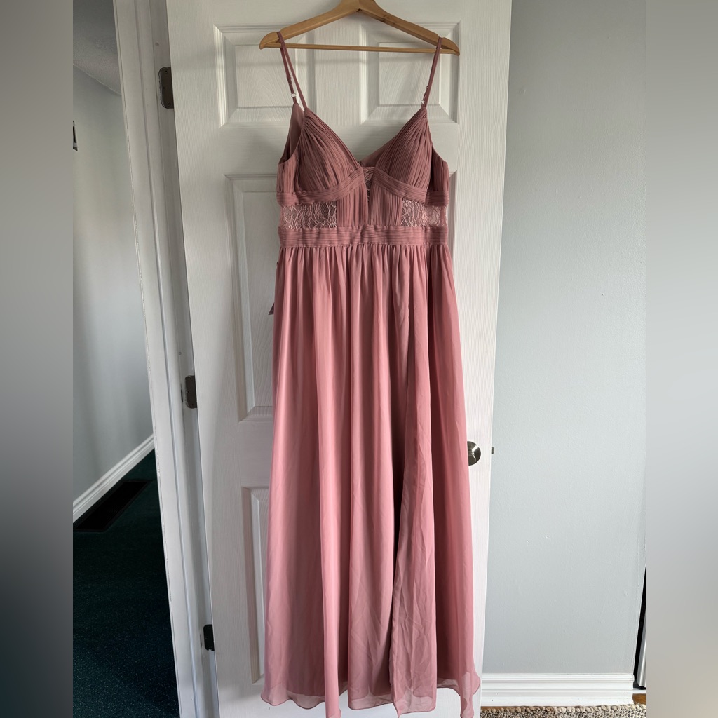 Azazie Dress In Dusty Rose | Nwt